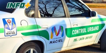 Un móvil de la Guardia Urbana y una moto chocaron en Maciel: un herido