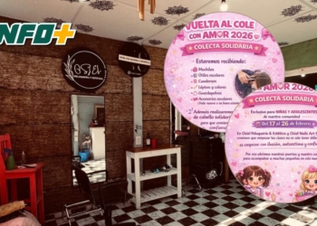 Oliveros: campaña “Vuelta al Cole Solidaria” con cortes de cabello a cambio de útiles escolares