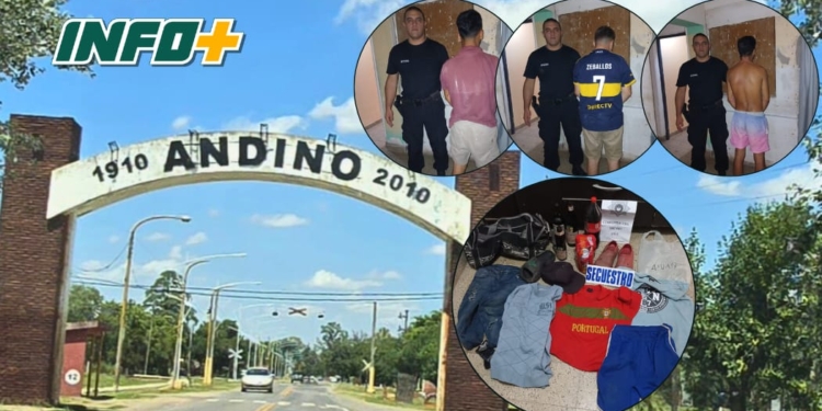 Robaron fernet, coca, cervezas y un vino en una panadería de Andino: tres aprehendidos