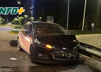 Discutió con su ex, lo persiguió y terminaron chocando en San Lorenzo