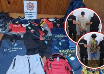 Dos detenidos y recuperación de elementos robados en Oliveros