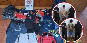 Dos detenidos y recuperación de elementos robados en Oliveros