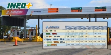 Aumenta el peaje en la autopista Rosario Santa Fe a partir del 1 de marzo