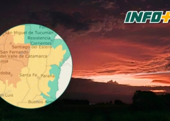 La región se encuentra bajo alerta amarillo por posibles tormentas