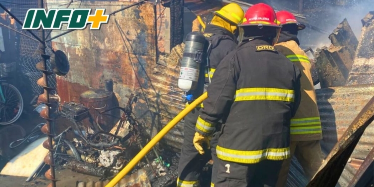 Fuego en una brasería y en un galpón en San Genaro: no hubo heridos