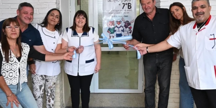 Maciel: inauguraron el nuevo aula de la escuela primaria N° 892