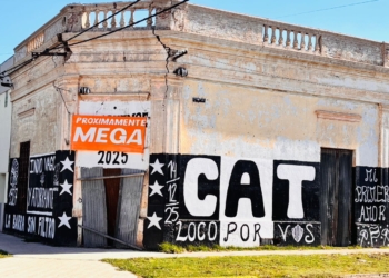 Mega abrirá en una histórica esquina de Timbúes, pero mantendrá los murales del club