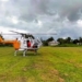 El helicóptero sanitario realizó por primera vez un traslado de emergencia en Bernardo de Irigoyen