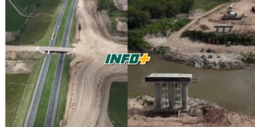 Desvío Giardino: la obra alcanzó el 82% de avance en su primera etapa