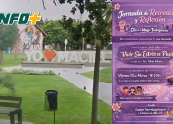 Maciel invita a una jornada de recreación y reflexión por el Día de la Mujer