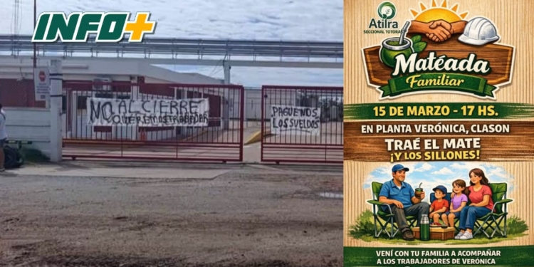 Convocan a una mateada familiar en apoyo a los trabajadores de Verónica