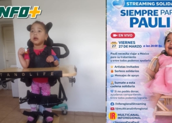 Organizan un streaming solidario para ayudar a Pauli a viajar por su tratamiento