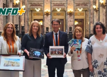 El Diputado Fabián Cejas fue recibido por la Vicepresidenta de Uruguay