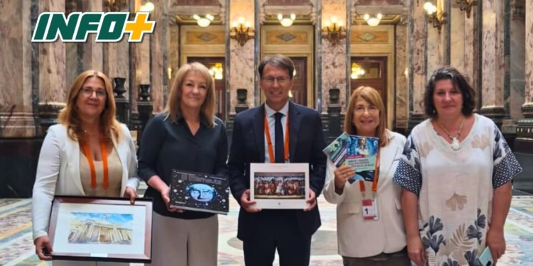 El Diputado Fabián Cejas fue recibido por la Vicepresidenta de Uruguay