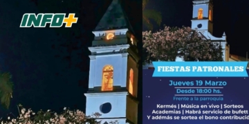 Serodino celebra hoy sus Fiestas Patronales con música, kermés y actividades para toda la familia
