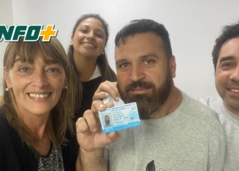 Timbúes emitió el primer carnet de conducir en el pueblo: «Este logro es de todos»