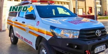 Bomberos voluntarios de Serodino presentaron su nueva unidad
