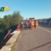 Camión cayó al río Carcarañá en la autopista Rosario Santa Fe: el conductor resultó herido