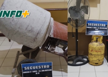 Robó una máquina hormigonera en Gaboto, fue descubierto pero logró escapar