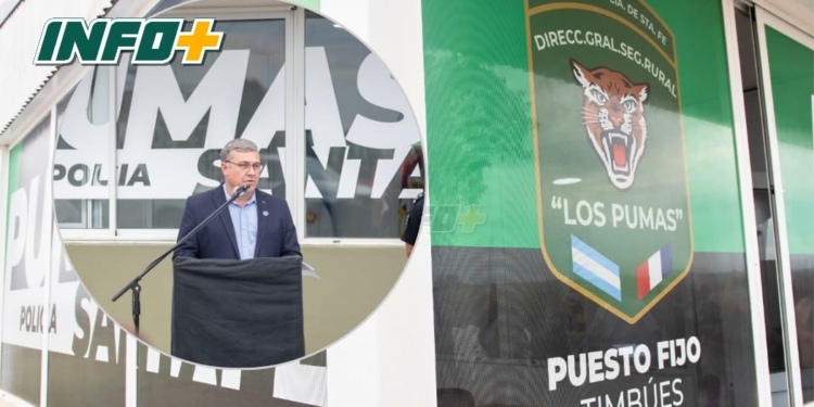 Fiorenza inauguró un Puesto de Seguridad y Sede Operativa de la Dirección General de Seguridad Rural