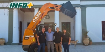 Antonio Fiorenza sumó una minicargadora O KM para Timbúes