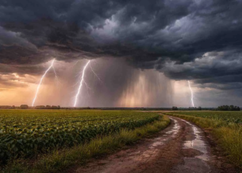 Alerta naranja para la región por probables tormentas en la noche el viernes