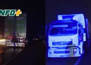 Un chofer y su acompañante heridos tras un choque entre camiones en autopista