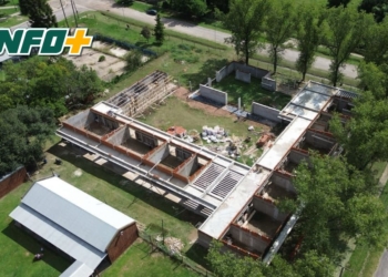 Reactivaron la construcción del nuevo edificio para la Escuela “Julio Maiztegui” de Pueblo Andino