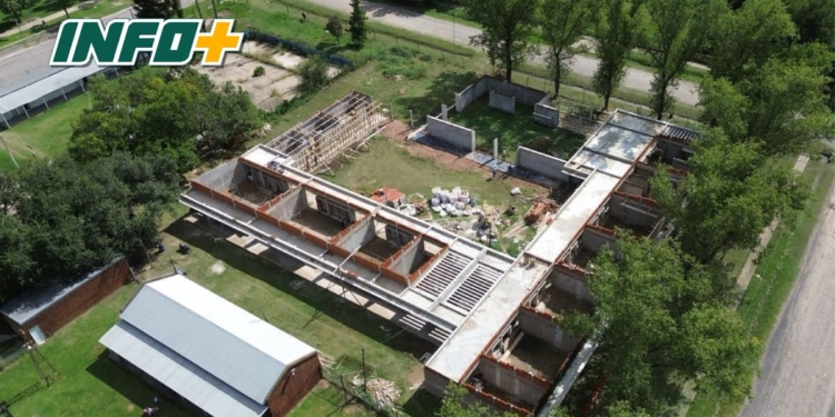 Reactivaron la construcción del nuevo edificio para la Escuela “Julio Maiztegui” de Pueblo Andino