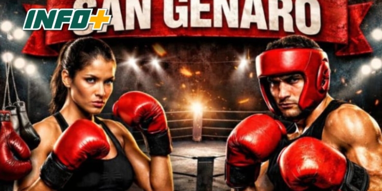 Gran noche de boxeo en San Genaro con peleas femeninas y masculinas