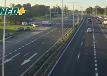 Tres heridos en dos despistes de motos sobre la autopista Rosario Santa Fe