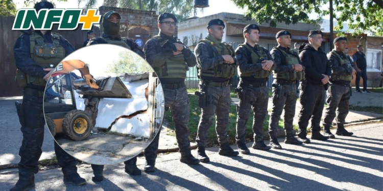 Microtráfico: derribaron un búnker en Puerto San Martín