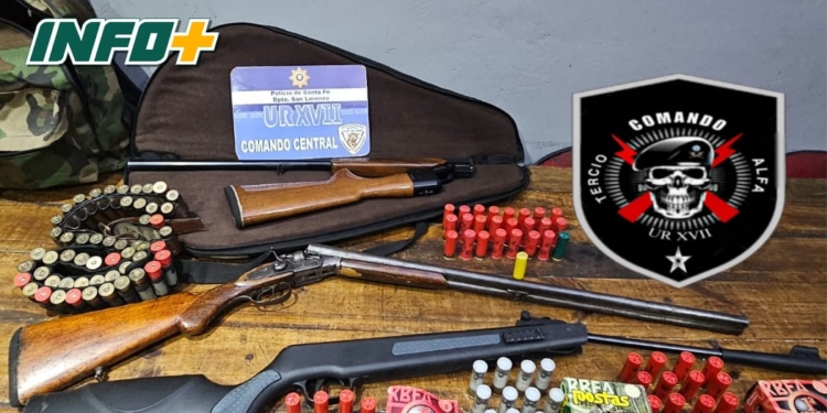 Padre e hija detenidos por amenazar con armas a sus vecinos en San Lorenzo