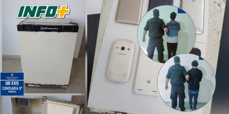 Timbúes: allanaron una vivienda y detuvieron a dos jóvenes por el robo en una casa