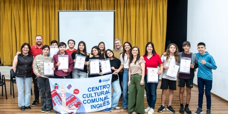 Timbúes: 17 estudiantes recibieron diplomas internacionales del idioma inglés