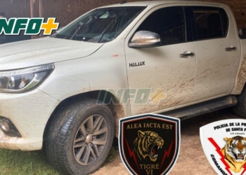 Entradera en Serodino: hallaron la camioneta que había sido robada