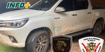 Entradera en Serodino: hallaron la camioneta que había sido robada