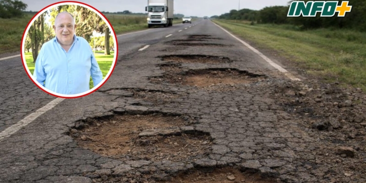 Totoras pide acciones a Nación por el estado de la Ruta Nacional 34