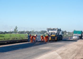 Los trabajos sobre la Ruta 11 en Timbúes continuarán durante el fin de semana