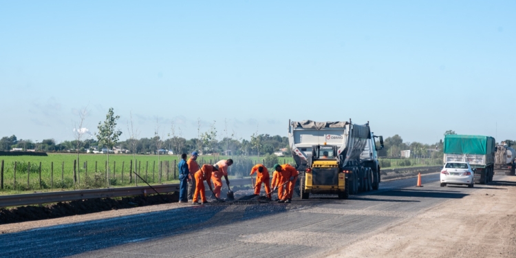 Los trabajos sobre la Ruta 11 en Timbúes continuarán durante el fin de semana