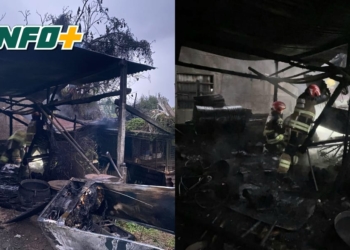 Incendio en un galpón en Serodino con pérdidas materiales totales