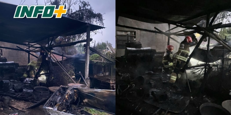 Incendio en un galpón en Serodino con pérdidas materiales totales