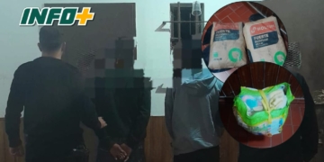 Barrancas: aprehendieron a un hombre y a un menor transportando bolsas de cemento