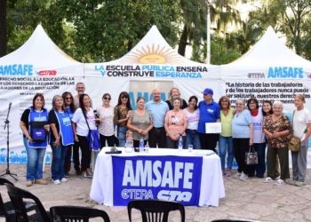 La «Carpa Blanca» de Amsafé se instala este lunes en Totoras