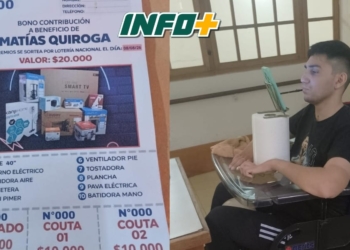Bono contribución a beneficio de Mati Quiroga con 10 premios increibles