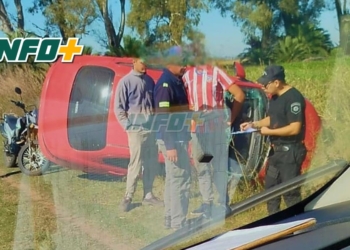 Vuelco en Serodino: una joven embarazada y una menor fueron rescatadas
