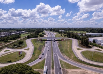 Ultiman detalles para la obra del tercer carril de autopista entre San Lorenzo y Timbúes