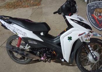 Recuperaron en San Genaro una moto robada en Rosario