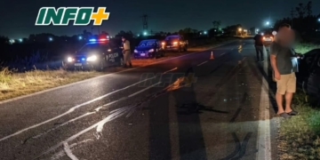 Accidente entre una moto y un tractor entre Andino y Aldao: un herido