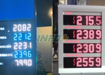 Este jueves volvieron a aumentar los combustibles: los nuevos valores